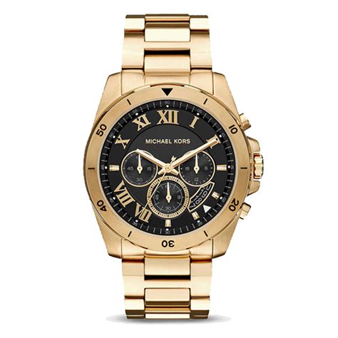 michael kors gold and black watch mens|Michael Kors small gold watch.